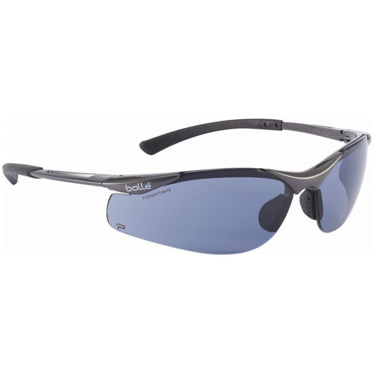 Bolle Safety CONTOUR CONTPSF Safety Spectacles Platinum Smoke